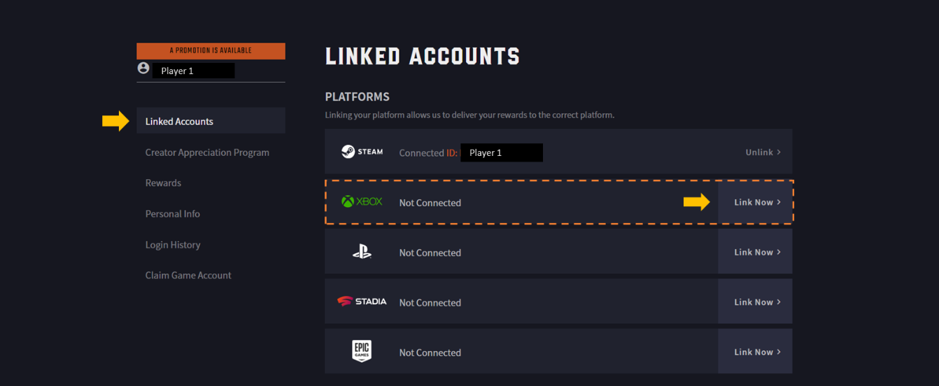 How to Link Xbox Account to Epic Games Account 